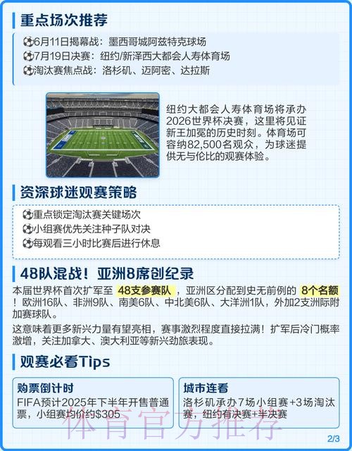 2026世界杯观赛全攻略